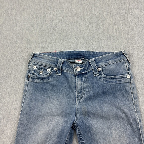 True Religion Jeans Womens 29 (30X30) Blue Super Skinny Light Wash Denim Stretch - Picture 2 of 14